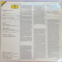 แผ่นเสียง Maurice Ravel · Orchestre De Paris · Daniel Barenboim - Bolero · La Valse · Pavane Pour Une Infante Défunte · Daphnis Et Chloé: Suite No. 2 Vinyl VG+