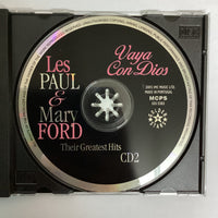 ซีดี Les Paul & Mary Ford - Vaya Con Dios - Their Greatest Hits CD VG+ 3CDs