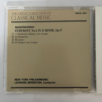 ซีดี Dmitri Shostakovich - Leonard Bernstein, New York Philharmonic - Symphony No. 5 CD VG+