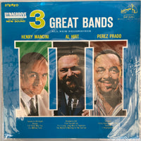 แผ่นเสียง Henry Mancini / Al Hirt / Perez Prado - 3 Great Bands Vinyl VG+