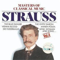 ซีดี Johann Strauss Jr. - Masters Of Classical Music, Vol.4: Strauss CD VG+