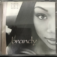 ซีดี Brandy - Never Say Never CD VG+
