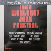 Jimmy Witherspoon, Coleman Hawkins, Earl Hines, Mel Lewis, Woody Herman, Roy Eldridge, Ben Webster : 1959 Monterey Jazz Festival (LP, Album, Mono)