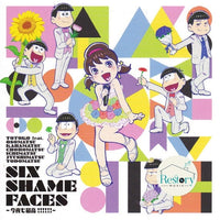 Totoko Feat. Osomatsu Matsuno, Karamatsu Matsuno, Choromatsu Matsuno, Ichimatsu Matsuno, Jyushimatsu Matsuno & Todomatsu Matsuno - Six Shame Faces 今夜も最高!!!!!! CD VG+