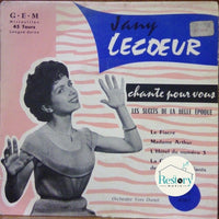 Jany Lecœur : Les Succès De La Belle Epoque (7", EP)