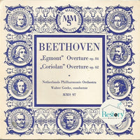 Nederlands Philharmonisch Orkest, Walter Goehr, Ludwig Van Beethoven : "Egmont" Ouverture Op. 84 / "Coriolano" Ouverture (7")