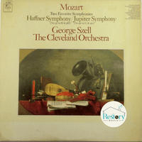 แผ่นเสียง Mozart Two Favorite Symphonies Jupiter Symphony Haffner Symphony George SzeII The CIeveIand Orchestra VI VG+