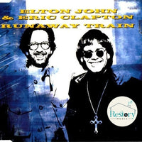 Elton John & Eric Clapton - Runaway Train CD VG