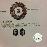 Johann Sebastian Bach - Orchestre Pro Arte De Munich , Direction: Kurt Redel : Offrande Musicale, BWV 1079 (LP, Album, Mono)