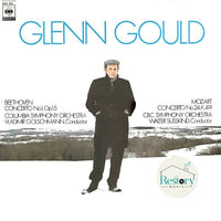 Glenn Gould - Ludwig van Beethoven, Wolfgang Amadeus Mozart : Piano Concerto No. 1, Piano Concerto No. 24 (LP, Comp)