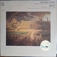 แผ่นเสียง Felix Mendelssohn-Bartholdy / Georges Bizet - Symphony No. 4 In A Major, Op. 90 'Italian' / Symphony No. 1 In C Major Vinyl VG+