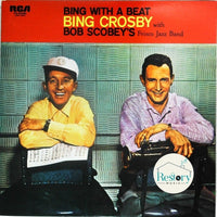 Bing Crosby With Bob Scobey's Frisco Band : Bing With A Beat (LP, Album, Mono, Promo)