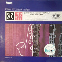 Daniel Meier, Marcel Goldmann, Monic Cecconi-Botella, Aubert Lemeland : Quatuor d'Anches Français Paul Pareille (LP, Album)