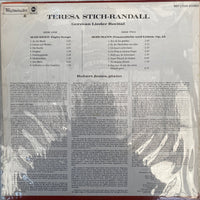 แผ่นเสียง Teresa Stich-Randall / Franz Schubert / Robert Schumann - German Lieder Recital Vinyl VG+