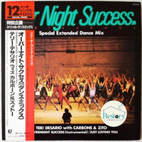 Teri Desario With Joey Carbone & Richie Zito : Overnight Success (12", Maxi, Promo)
