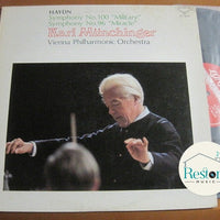 Joseph Haydn : Karl Münchinger, Wiener Philharmoniker : Symphony 100 "Military" / Symphony No.96 "Miracle" (LP, Comp)