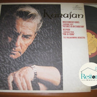 Herbert von Karajan, Modest Mussorgsky - Maurice Ravel, Ottorino Respighi, Philharmonia Orchestra : Symphonic Suite "Pictures At An Exhibition" / Symphonic Poem "Pini Di Roma" (LP, Comp)