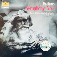 แผ่นเสียง Johannes Brahms, Karl Böhm, Berliner Philharmoniker - Symphony No.2 Vinyl VG+