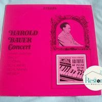Harold Bauer : Harold Bauer Concert (LP)