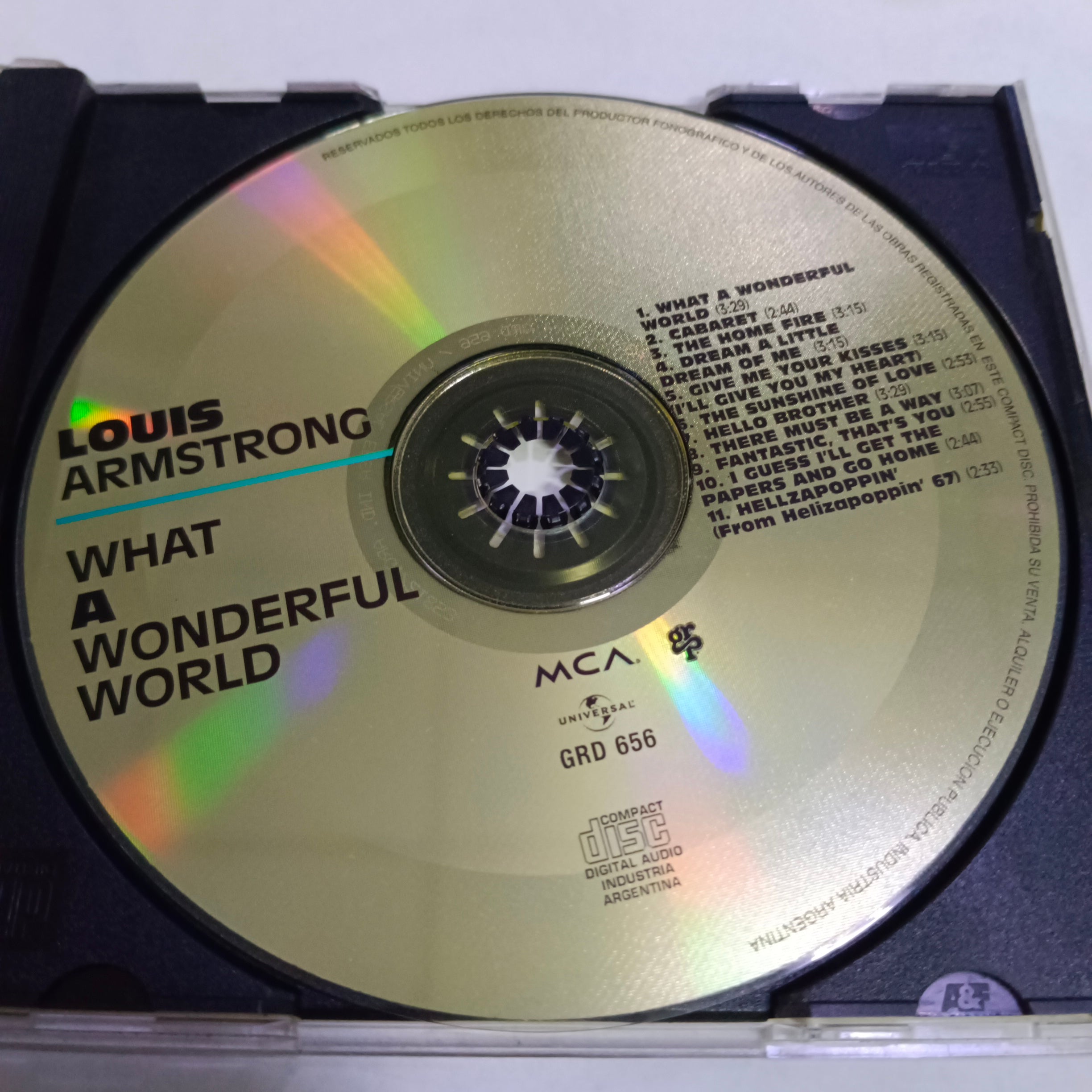 Louis Armstrong - What A Wonderful World (cd)