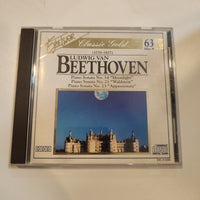 ซีดี Ludwig van Beethoven - Piano Sonata No. 14 "Moonlight" · Piano Sonata No. 21 "Waldstein" · Piano Sonata No. 23 "Appassionata" CD VG+