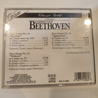 ซีดี Ludwig van Beethoven - Piano Sonata No. 14 "Moonlight" · Piano Sonata No. 21 "Waldstein" · Piano Sonata No. 23 "Appassionata" CD VG+