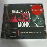 ซีดี Thelonious Monk - Genius Of Modern Music Volume One CD VG+