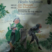 แผ่นเสียง Joseph Haydn, The Academy Of St. Martin-in-the-Fields, Sir Neville Marriner - Haydn Symphonies No.22 "The Philosopher" No.55 "The Schoolmaster" Vinyl VG+