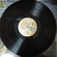 แผ่นเสียง Orchestre De Chambre Jean-François Paillard, Georg Friedrich Händel With Lily Laskine, Jean-Pierre Rampal - Konzert Für Harfe Op. 4 Nr. 6 / Konzert Für Flöte Op. 4, Nr. 5 / Concerto Grossi Op.3 Nr. 3 & Op. Nr. 2 Vinyl VG+