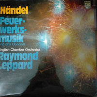 แผ่นเสียง Georg Friedrich Händel - English Chamber Orchestra, Raymond Leppard - Music For The Royal Fireworks And Three Concertos Vinyl VG+