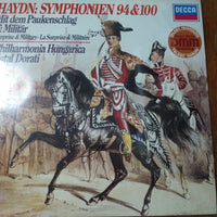 แผ่นเสียง Antal Dorati, Philharmonia Hungarica, Joseph Haydn - Symphonien 94 & 100 Mit Dem Paukenschlag & Militär Vinyl NM or M-