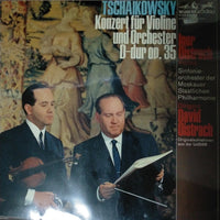 แผ่นเสียง Pyotr Ilyich Tchaikovsky, Igor Oistrach, David Oistrach, Moscow Philharmonic Orchestra - Konzert Für Violine Und Orchester D-Dur Op. 35 Vinyl VG+