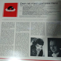 แผ่นเสียง Peter Anders , Rita Streich - Dein Ist Mein Ganzes Herz Vinyl VG+