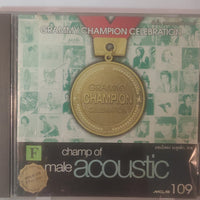 ซีดี Various - Champ Of Acoustic Male CD VG+ แผ่นทอง