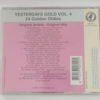 ซีดี Various - yesterdays gold 24 golden oldies VOL.4 CD VG+