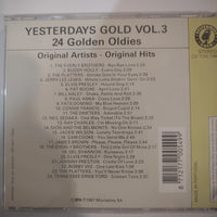 ซีดี Various - yesterdays gold 24 golden oldies VOL.3 CD VG+