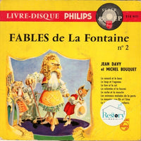 Jean Davy Et Michel Bouquet : Fables De La Fontaine N° 2 (7", EP)