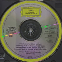 ซีดี Wolfgang Amadeus Mozart, Wiener Philharmoniker, James Levine - Symphonien Nos. 25, 29 & 31 CD VG+