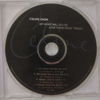 ซีดี Céline Dion - My Heart Will Go On CD VG+