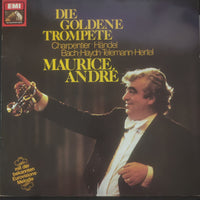 แผ่นเสียง Maurice André - Marc Antoine Charpentier, Georg Friedrich Händel, Johann Sebastian Bach, Michael Haydn, Georg Philipp Telemann, Johann Wilhelm Hertel - Die Goldene Trompete Vinyl NM or M-