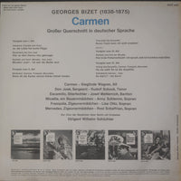แผ่นเสียง Georges Bizet - Sieglinde Wagner, Rudolf Schock, Josef Metternich, Lisa Otto, Rosl Schaffrian, Wilhelm Schüchter - Carmen Vinyl G
