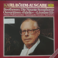 แผ่นเสียง Karl Böhm, Ludwig van Beethoven, Wiener Philharmoniker, Staatskapelle Dresden - Die Neunte Symphonie / Ouvertüren "Fidelo" "Leonore III" Vinyl NM or M- 2LPs
