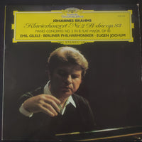 แผ่นเสียง Johannes Brahms - Emil Gilels, Berliner Philharmoniker, Eugen Jochum - Klavierkonzert Nr. 2 B-dur, Opus 83 Vinyl VG