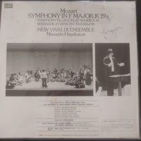 แผ่นเสียง New Vivaldi Ensemble, Masaaki Hayakawa, Wolfgang Amadeus Mozart - Symphony In F Major, K.19a Vinyl VG