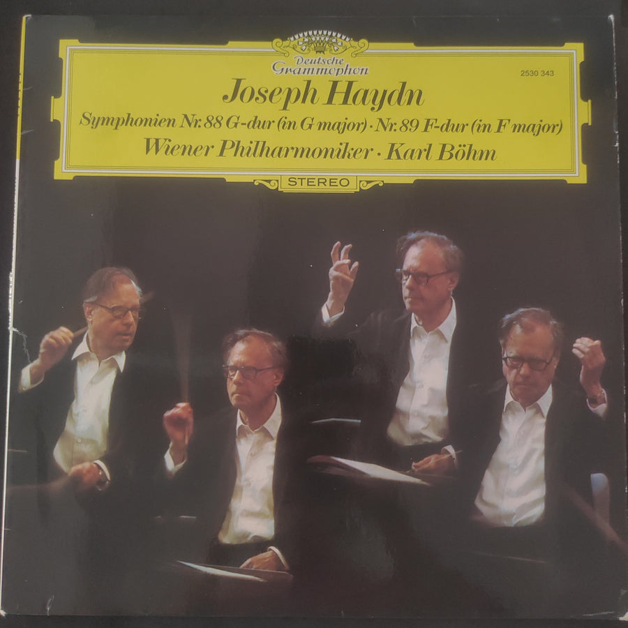 Joseph Haydn - Karl Böhm - Wiener Philharmoniker - Symphonien Nr. 88 G-dur (In G Major) - Nr. 89 F-dur (In F Major) (Vinyl) (VG)