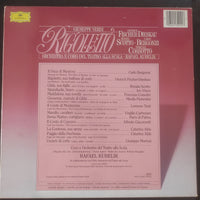แผ่นเสียง Giuseppe Verdi - Dietrich Fischer-Dieskau, Renata Scotto, Carlo Bergonzi, Fiorenza Cossotto, Orchestra Del Teatro Alla Scala E Coro Del Teatro Alla Scala, Roberto Benaglio, Rafael Kubelik - Rigoletto Vinyl VG+ Boxset, 3LPs