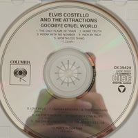 ซีดี Elvis Costello & The Attractions - Goodbye Cruel World CD NM or M-
