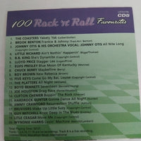 ซีดี Various - 100 Rock 'N' Roll Favourites CD VG+