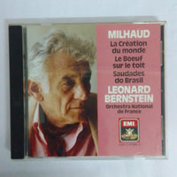 ซีดี Darius Milhaud, Orchestre National De France, Leonard Bernstein - La Création Du Monde / Le Boeuf Sur Le Toit / Saudades Do Brasil CD VG+