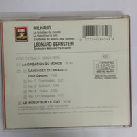 ซีดี Darius Milhaud, Orchestre National De France, Leonard Bernstein - La Création Du Monde / Le Boeuf Sur Le Toit / Saudades Do Brasil CD VG+